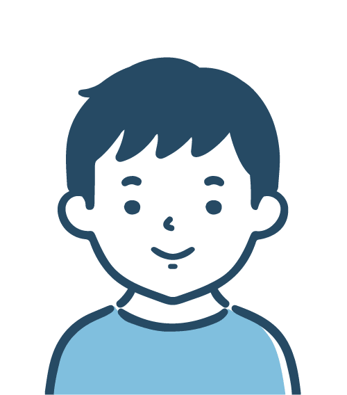 男の子のイラスト