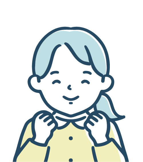 女の子のイラスト